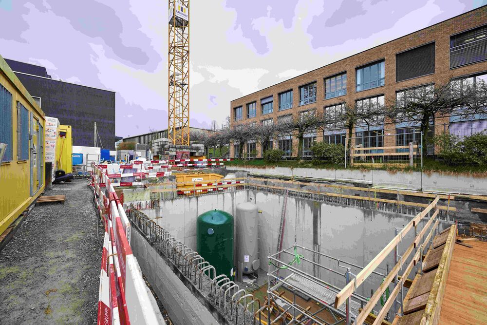 Laufende Arbeiten an der klinikeigenen Energiezentrale.